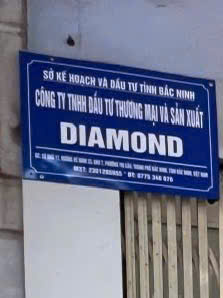 CÔNG TY TNHH ĐẦU TƯ THƯƠNG MẠI VÀ SẢN XUẤT DIAMOND